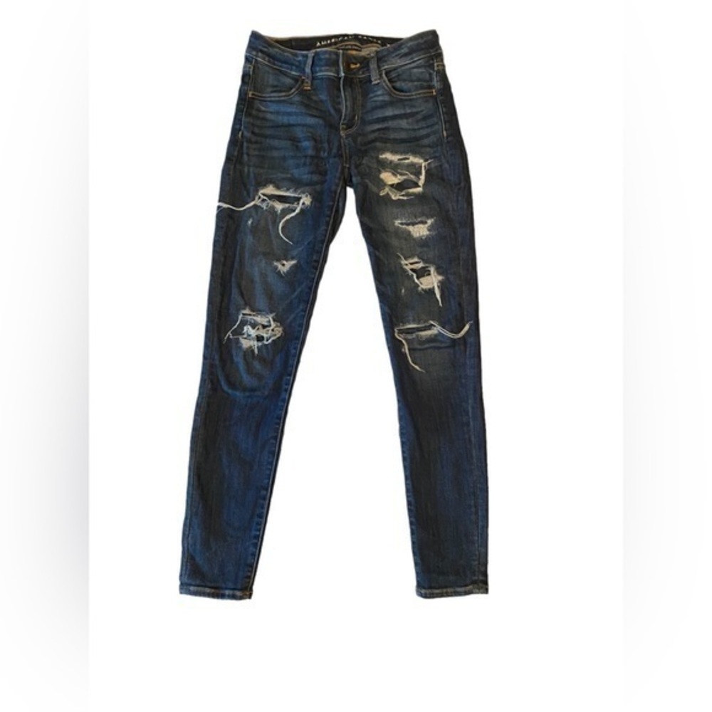 American Eagle Jegging next level stretch size 2 regular. Distressed